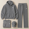 Casual, comfortable, loose-fitting, and warm hoodie set