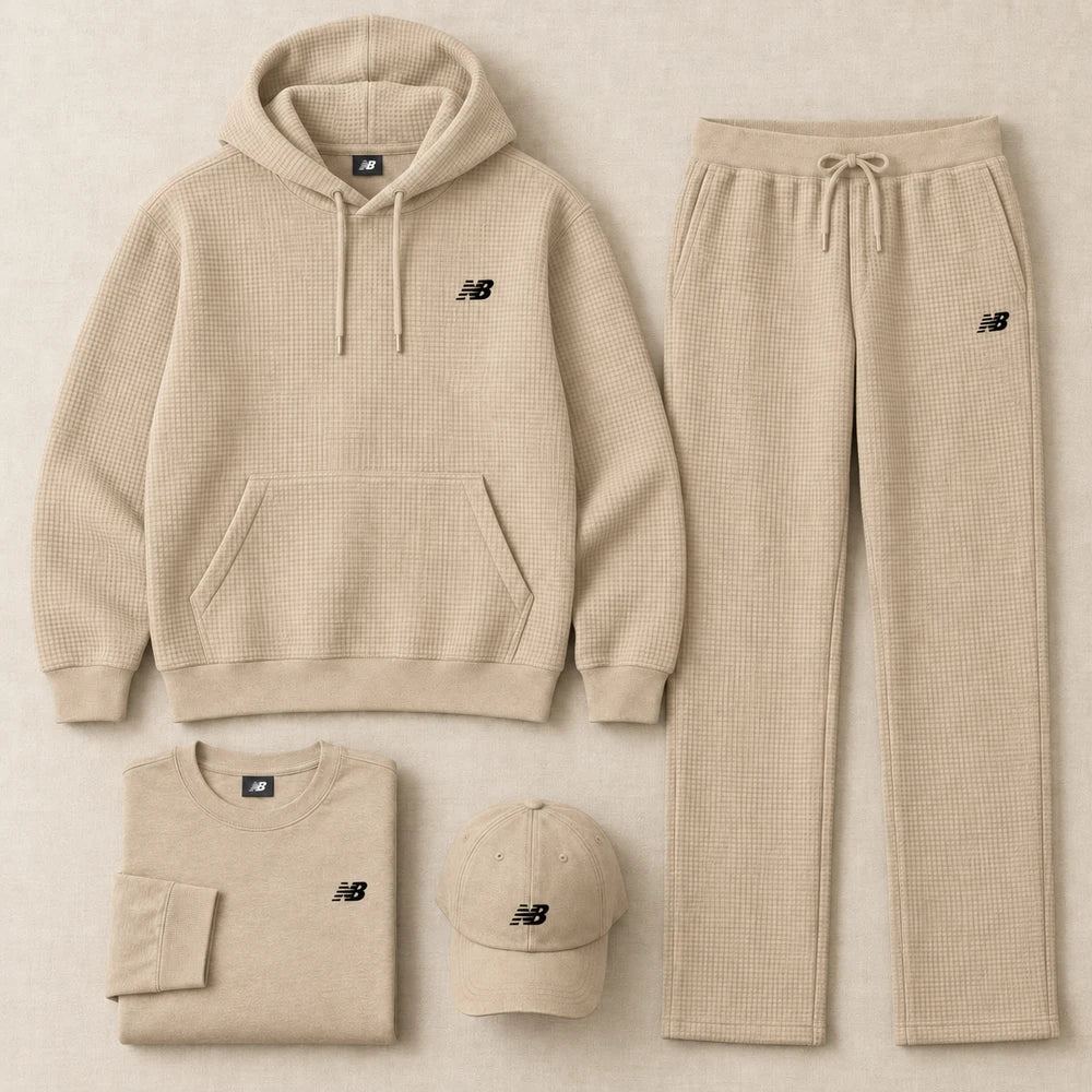 Casual, comfortable, loose-fitting, and warm hoodie set