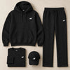 Casual, comfortable, loose-fitting, and warm hoodie set