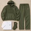 Warm Loose-Fitting Hoodie Set