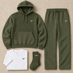 Warm Loose-Fitting Hoodie Set
