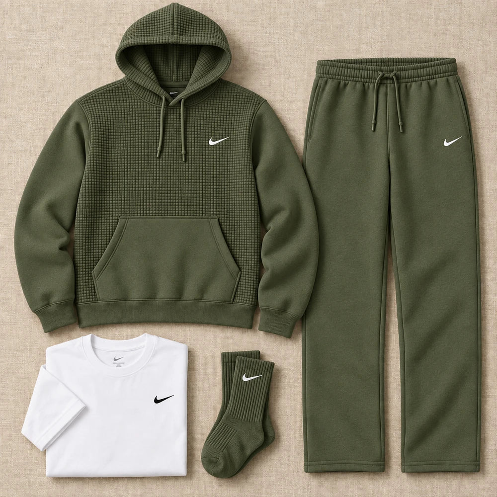 Warm Loose-Fitting Hoodie Set