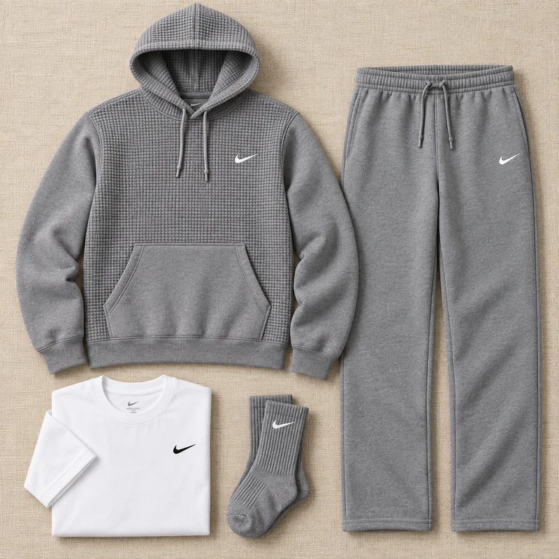 Warm Loose-Fitting Hoodie Set