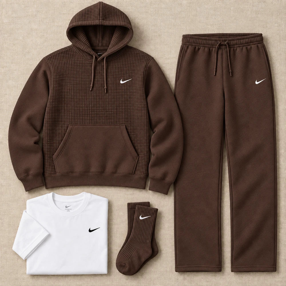 Warm Loose-Fitting Hoodie Set