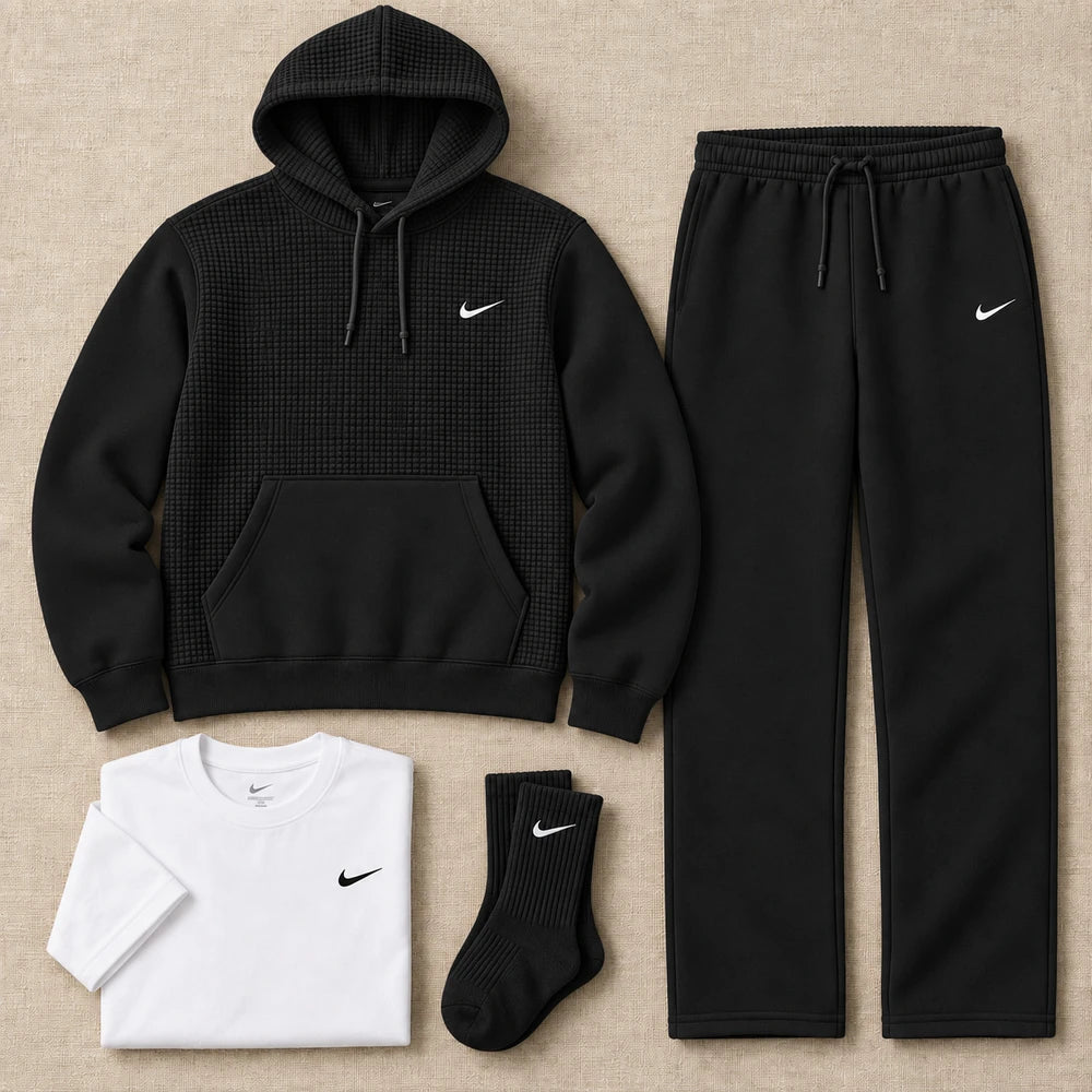 Warm Loose-Fitting Hoodie Set