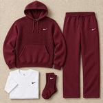 Warm Loose-Fitting Hoodie Set