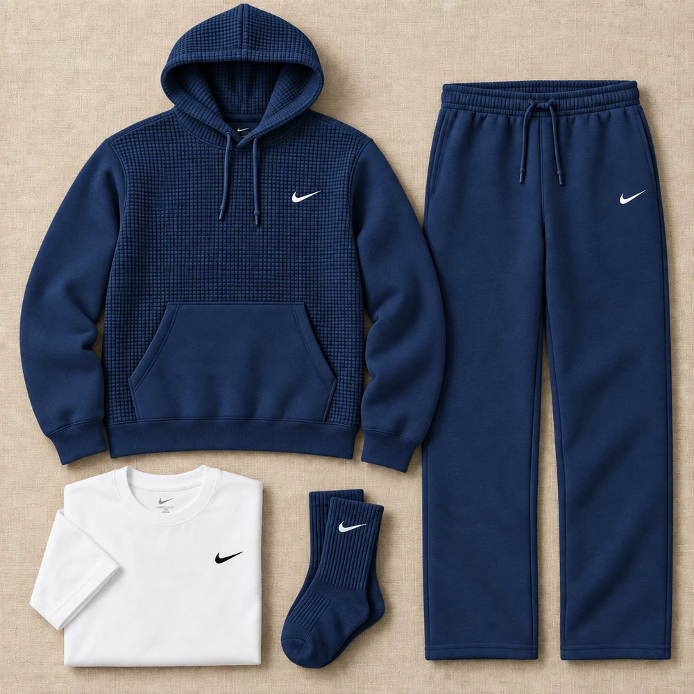Warm Loose-Fitting Hoodie Set