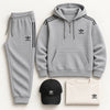 Mens Casual Waffle Knit Set