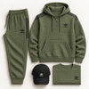 Mens Casual Waffle Knit Set