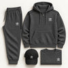 Mens Casual Waffle Knit Set