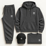 Mens Casual Waffle Knit Set