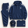 Mens Casual Waffle Knit Set