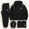 Mens Casual Waffle Knit Set