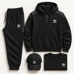 Mens Casual Waffle Knit Set