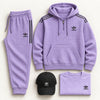 Mens Casual Waffle Knit Set