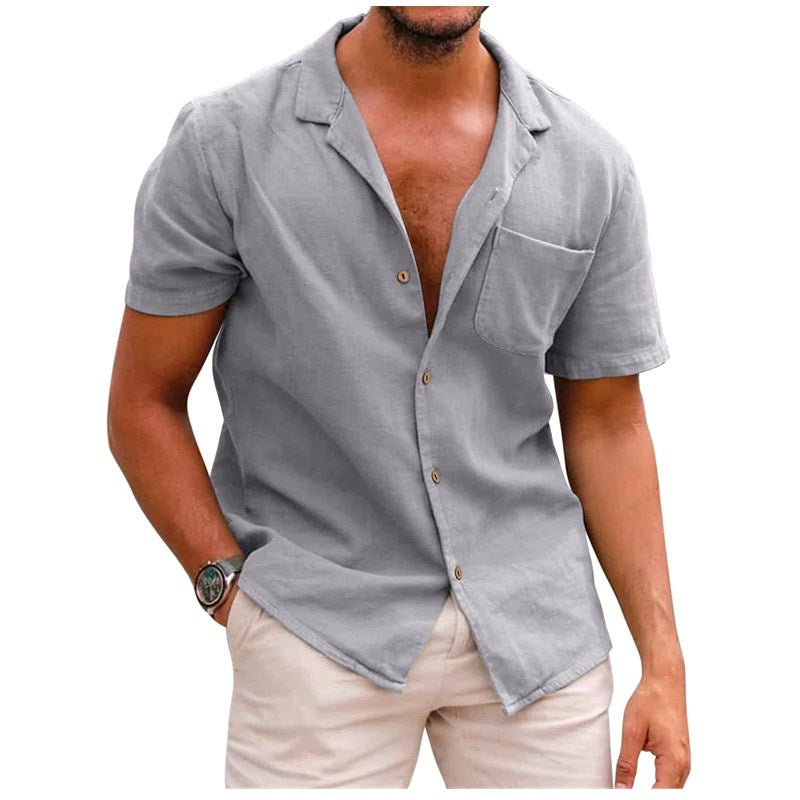 Men's Loose Linen Comfort Shirt