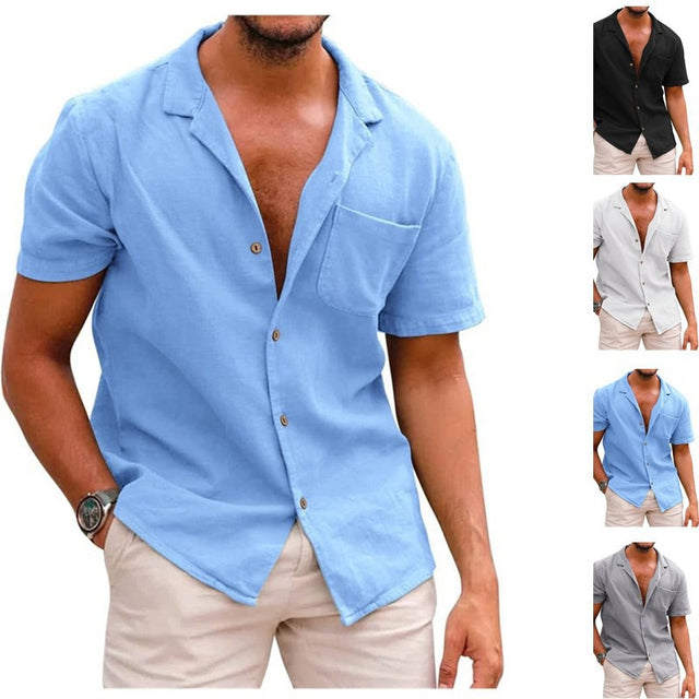Men's Loose Linen Comfort Shirt