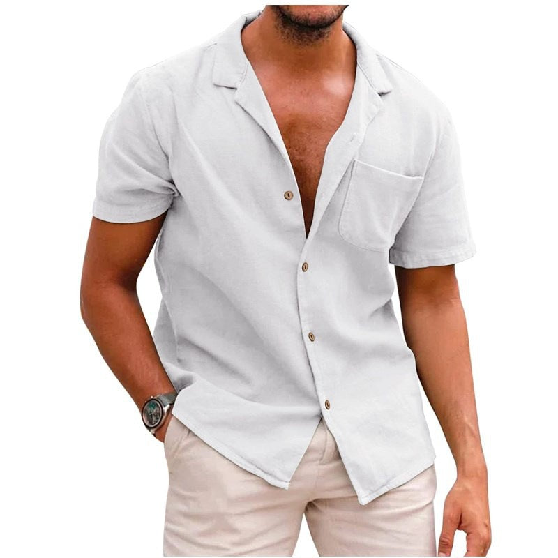 Men's Loose Linen Comfort Shirt
