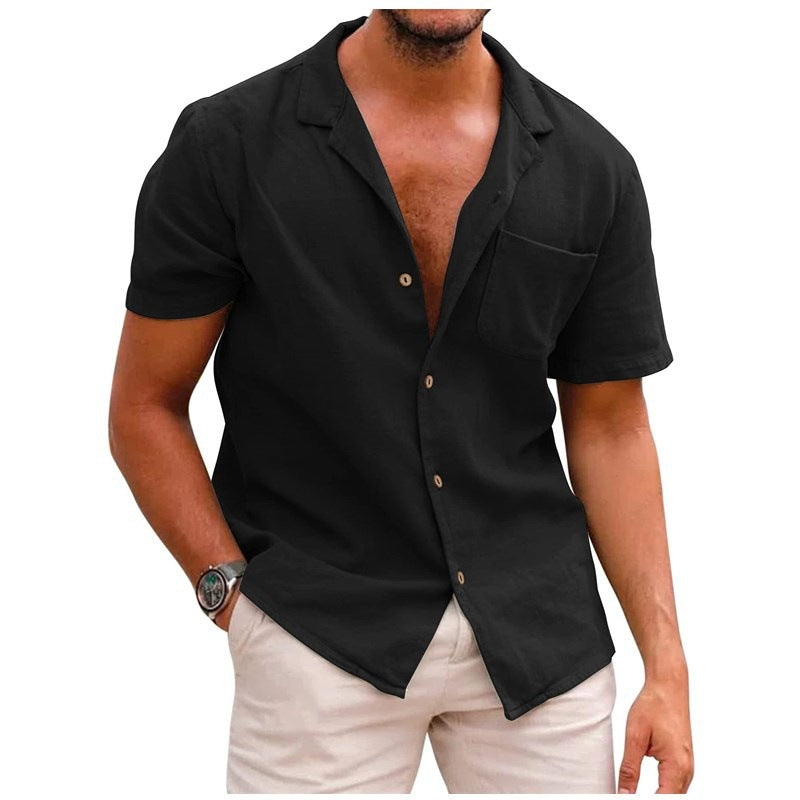 Men's Loose Linen Comfort Shirt